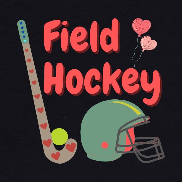 Field Hockey Valentine by HALLSHOP